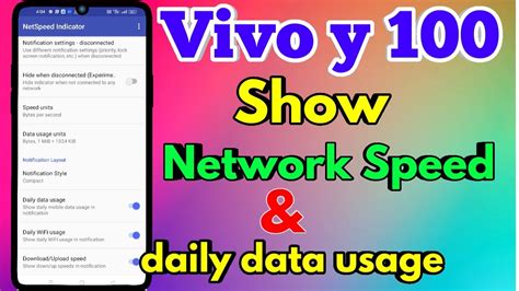 How To Show Daily Data Usage In Vivo Y100 Vivo Y100 Show Daily Data