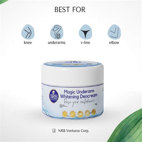 NRB Magic Underarm Whitening Deo Cream 40g - DUBAI COSMETICS