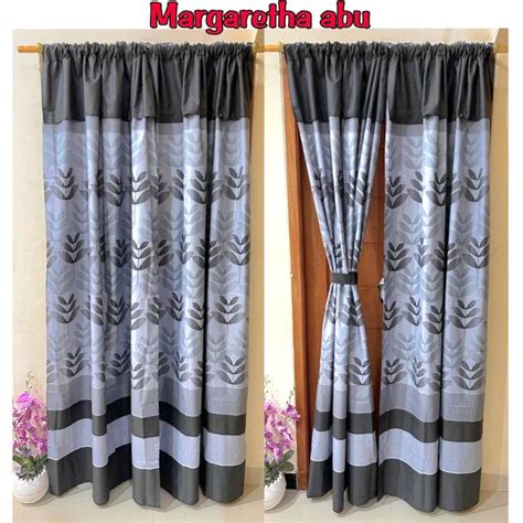 Jual Gorden Pintu Dan Jendela Model Serut Gratis Tali Ikat Gorden