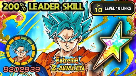 Leader Skill Eza Agl Ssb Goku Level Links Dragon Ball Z