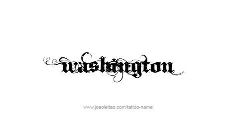 Washington USA State Name Tattoo Designs - Page 3 of 5 - Tattoos with Names