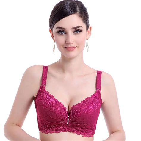 Women Bra Push Up Sexy Lace Brassier Lntimates Ladies Big Size Bra