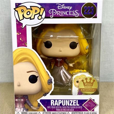 Funko Other Funko Pop Disney Ultimate Princess Celebration Gold Rapunzel With Pin 223 Poshmark