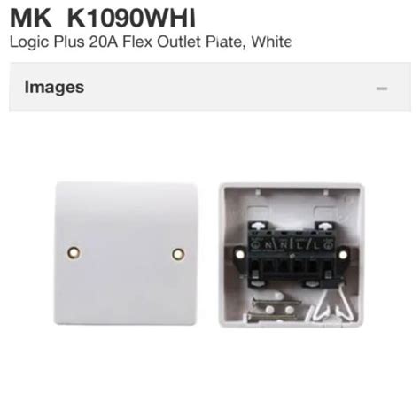 Mk Logic Plus 20a Flex Outlet K1090whi Ebay