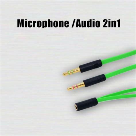 Earphone Audio Cable Headphone Adapter Splitter Headset Microphone For Razer Hot Ebay