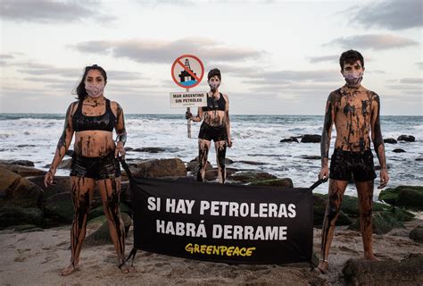 Fundaci N Greenpeace Argentina Offshore En El Mar Argentino La Nueva