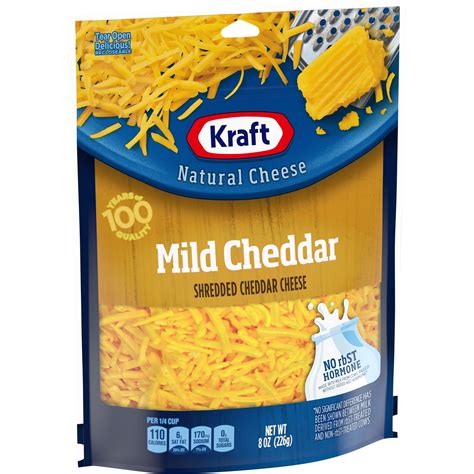 Kraft Mild Cheddar Shredded Cheese 8 Oz Bag 8 Oz Shipt