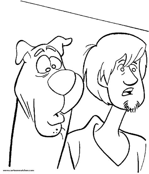 Scooby Doo And Shaggy Coloring Pages Coloring Home