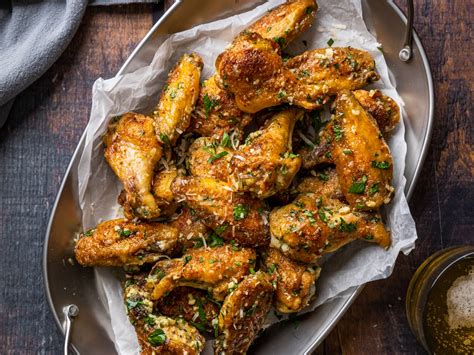 Chicken Garlic Parmesan Wings Try Easy Recipe Minutes