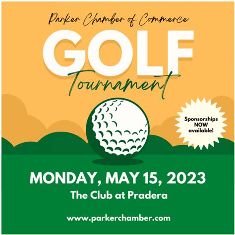 Golf Tournament 2023 - Parker Chamber of Commerce