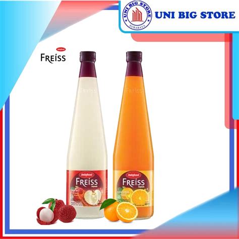 Jual Indofood Sirup Squash Freiss Orange Lychee Syrup Ml Jeruk Leci