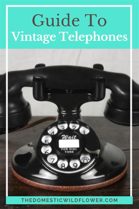 Vintage Mid Century Modern Rotary Dial Telephone Bell System Made By