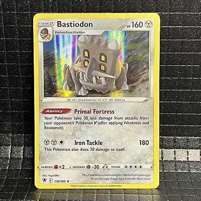 Bastiodon Astral Radiance Pokemon Holo Rare Card Ebay