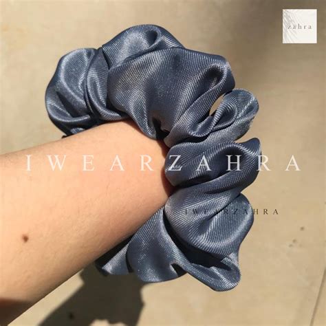 Jual Scrunchie Doff Ikat Rambut Cepol Hijab Satin Cemol Jilbab