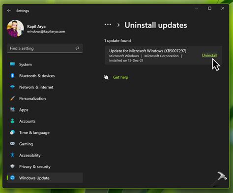 How To Uninstall Updates In Windows