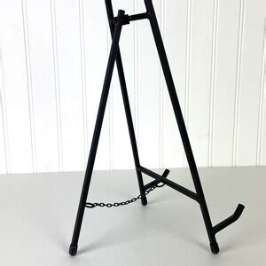 13 LARGE TRADITIONAL EASEL Black Metal Tabletop Shelf Etsy