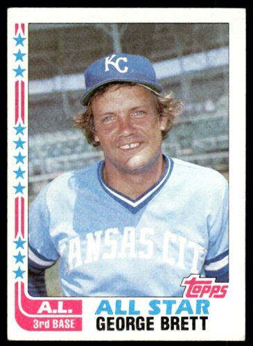 1982 Topps George Brett Kansas City Royals 549 EBay