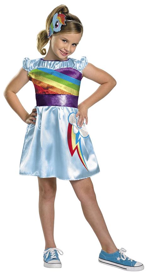 Classic Rainbow Dash Girls Costume My Little Pony Costumes My