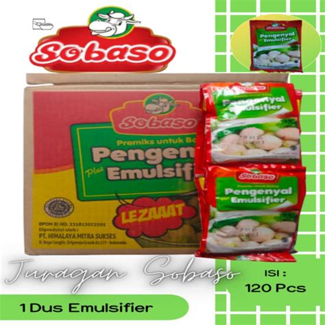 Jual Tepung Bakso Pengenyal Emulsifier Sobaso Gram Dus Shopee