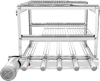 Churrasqueira Grill Multin Vel Inox Sevefort Espetos Girat Rios