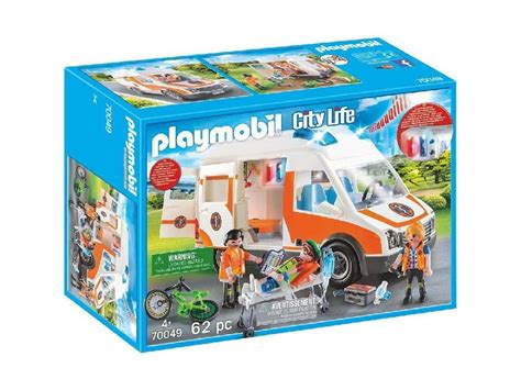 Playmobil Krankenwagen Mit Lichtern Juguetilandia