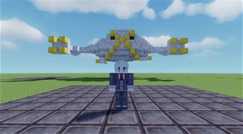 I Made A Shiny Metagross In Minecraft And Wore A Steven Skin Cause I