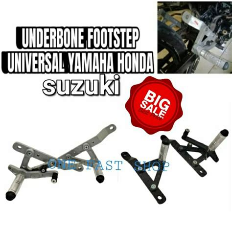 Jual Underbone Footstep Pushstep Pustep Full Besi Universal Pnp Honda