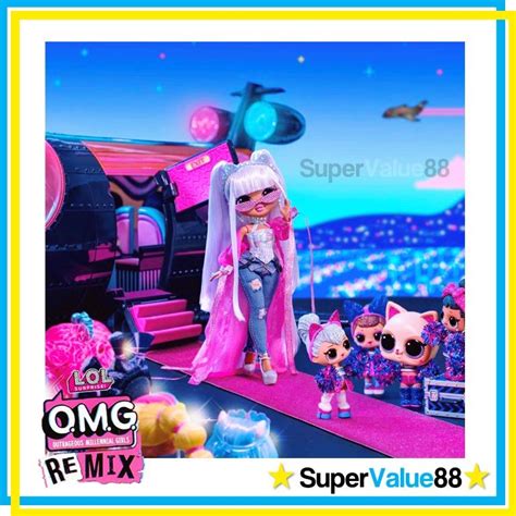 Original Lol Surprise Omg Remix Kitty K Fashion Doll 25 Surprises Music International