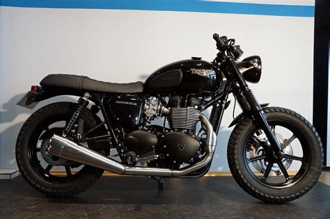 Details Zum Custom Bike Triumph Bonneville T100 Black Des Händlers