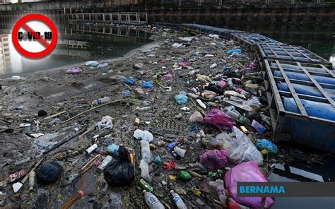 pembuangan sampah sarap ke dalam sungai