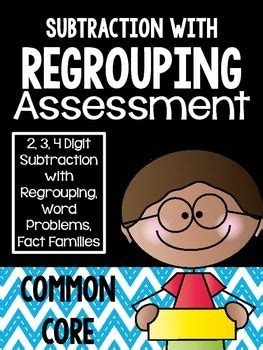 Common Core Rd Grade Subtraction Assessment Regrouping Word Problems