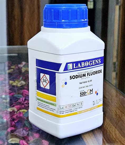 LABOGENS SODIUM FLUORIDE Extra Pure Purified 500GM NaF M W 41 99