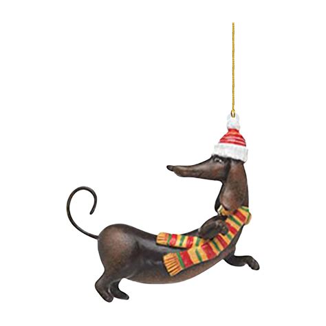 Dachshunds Dog Christmas Tree Ornament Christmas Tree Pendants Hanging