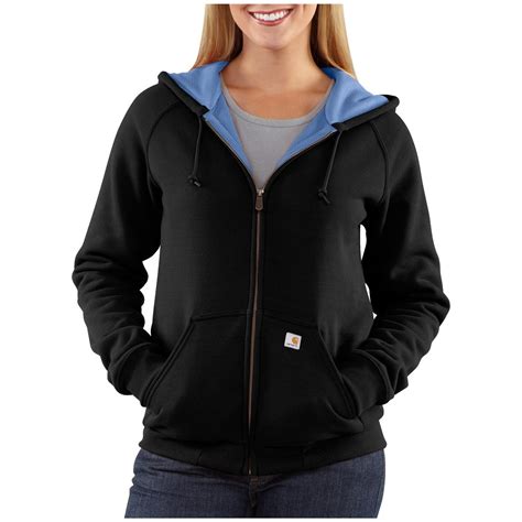 Womens Carhartt® Motor City Thermal Lined Hooded Sweatshirt 282634