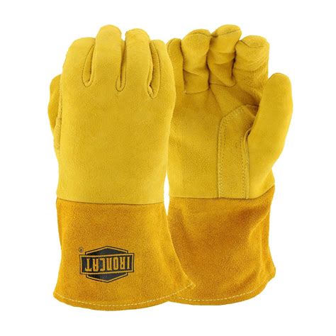 Ironcat® Premium Split Deerskin Leather Mig Glove