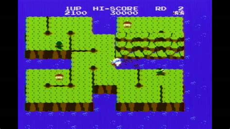 Classic Games Revisited Dig Dug Ii Nintendo Nes Review Youtube