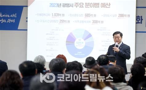 박승원 광명시장 2023년 동 방문 및 시민과의 대화 마무리