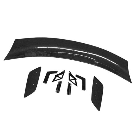 Gt Style Real Carbon Fiber Fibre Rear Trunk Spoiler Big Wing For Ford