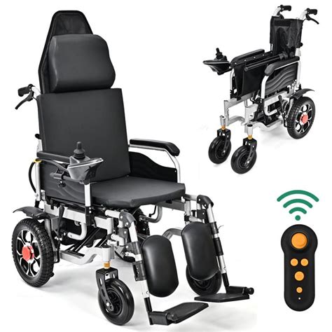 DIYAREA Portable Electric Wheelchair for Adults, Portable All Terrain ...