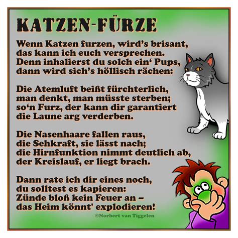 Gedichte Von Norbert Van Tiggelen Katzen Witze Lustige Tierspr Che