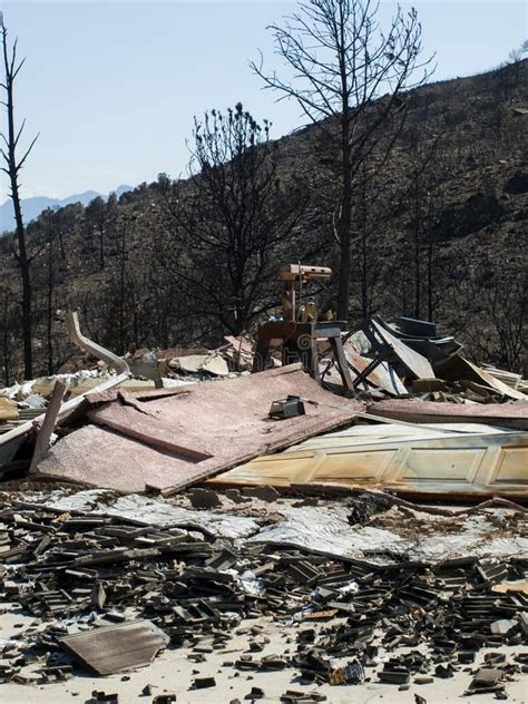 Waldo Canyon Fire 2012 Stock Photo Image Of Canyon Distruction 26095948