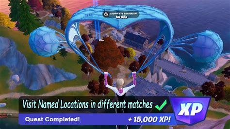 Visit Named Locations In Different Matches Fortnite Trials YouTube