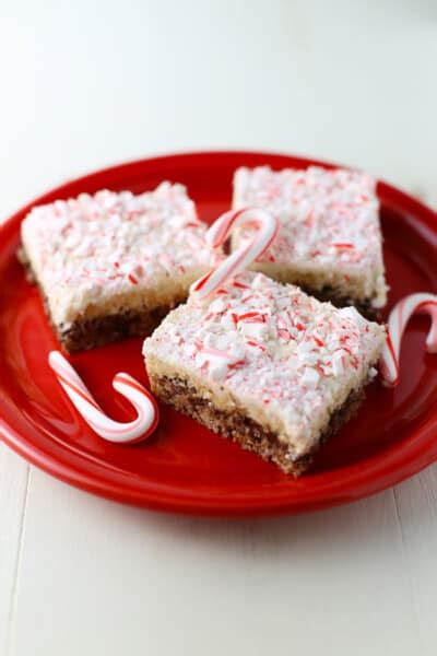 Peppermint Bark Rice Krispies Treats Mom Loves Baking