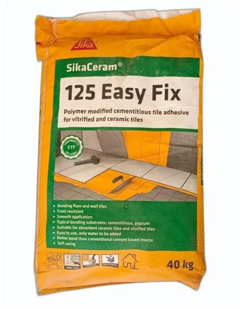 Sika Ceram Easy Fix Tile Adhesive Packaging Size Kg Bag At