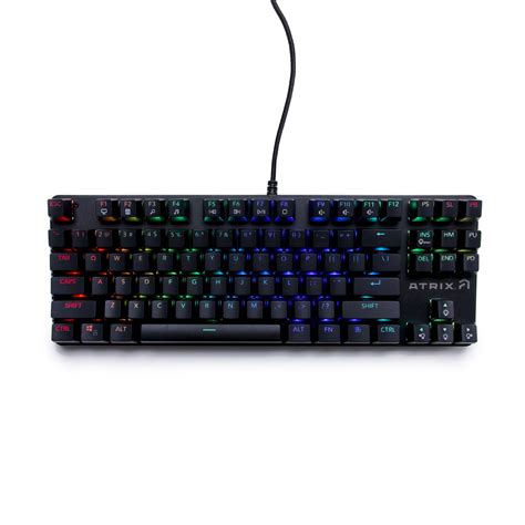 Atrix FPS Brown Switch Wired Mechnical Keyboard With RGB GameStop