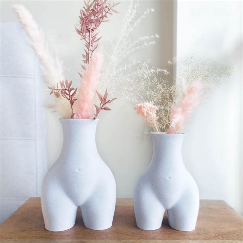 Female Butt Dried Grasses Vase Pampas Grass Vase Dried Etsy