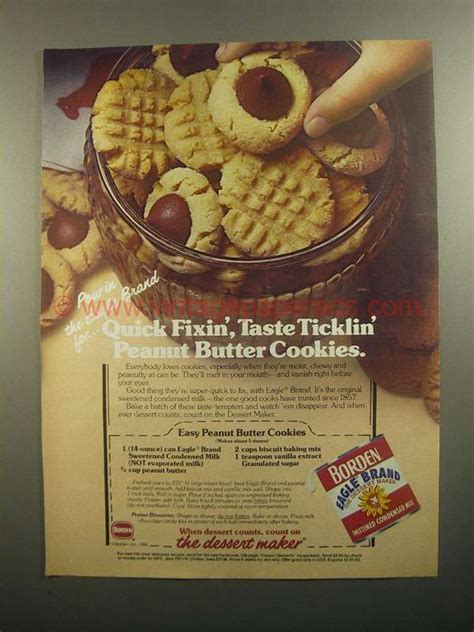 1984 Borden Eagle Condensed Milk Ad - Easy Cookies-DW0799