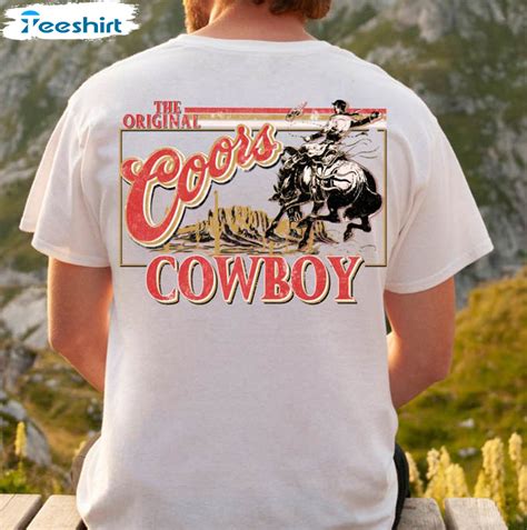 Original Coors Rodeo Shirt Cowboy Western Long Sleeve Unisex T Shirt