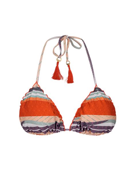 Bikini Tops Top Scrunch Navy Brand La Playa