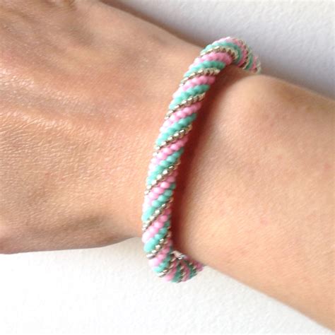 Bracelet Spirale Au Crochet En Perles Miyuki Perles Co